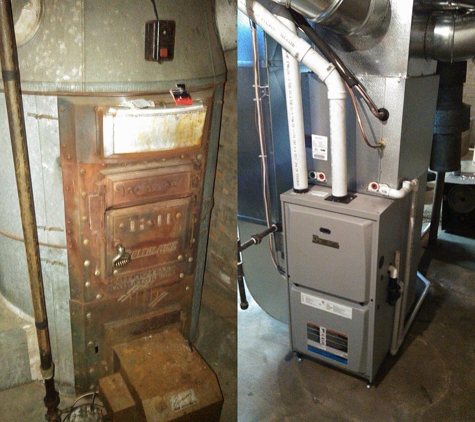 Heating install service